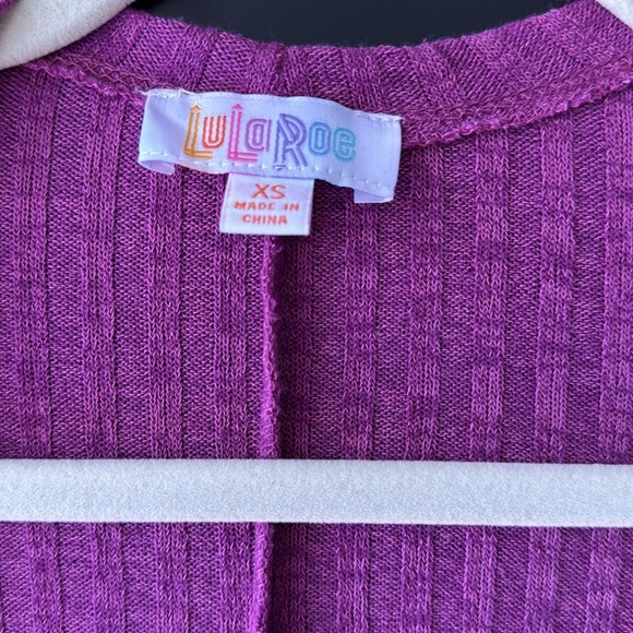 XS 0-4 | Sarah by Lularoe | purple color | Cardigan - Picture 4 of 7